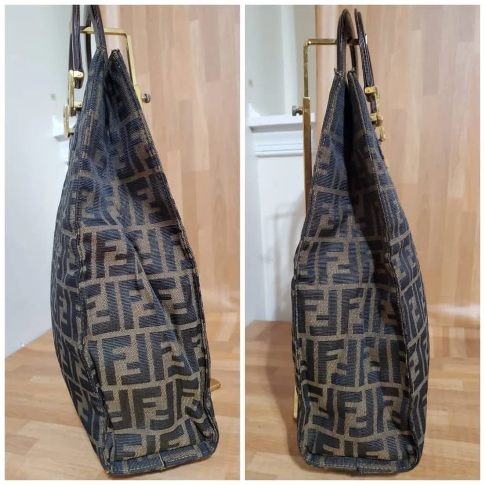 Authentic Fendi zucca Book Tote/Tote - Picture 5 of 12